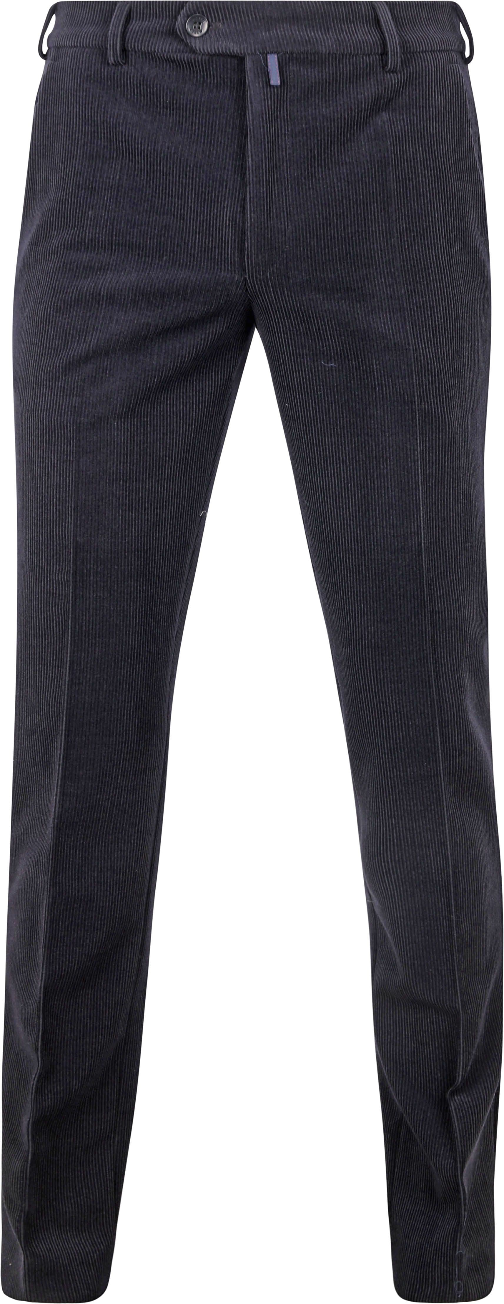 Meyer Chino Roma Wol Corduroy Navy Blå Mørkeblå måle 29