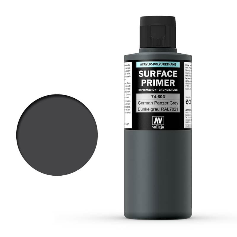 Vallejo Acrylic Primer German Panzer Grey 60 Ml