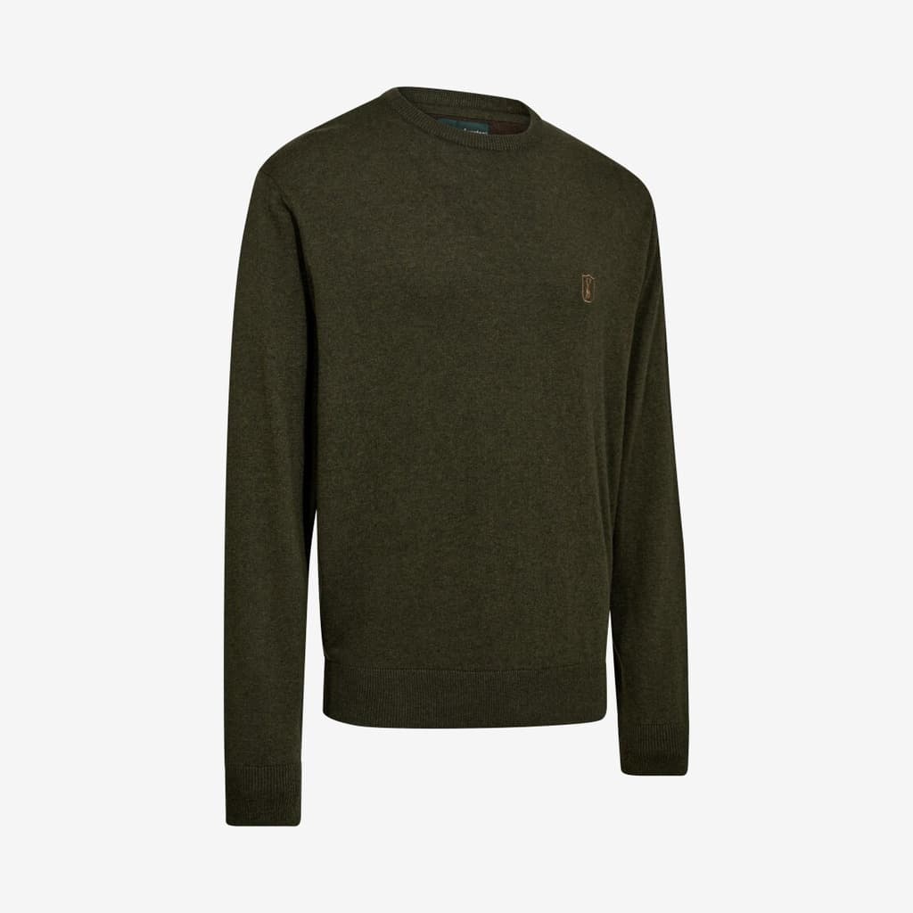 Deerhunter - Harrington striktrøje (Forest Ember Melange) - 3XL