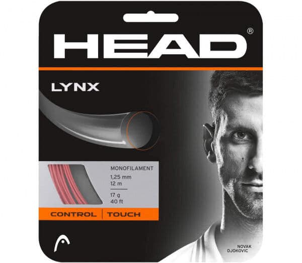 Head lynx monofilament 1,25mm 12m 17g 40ft novak djokovic