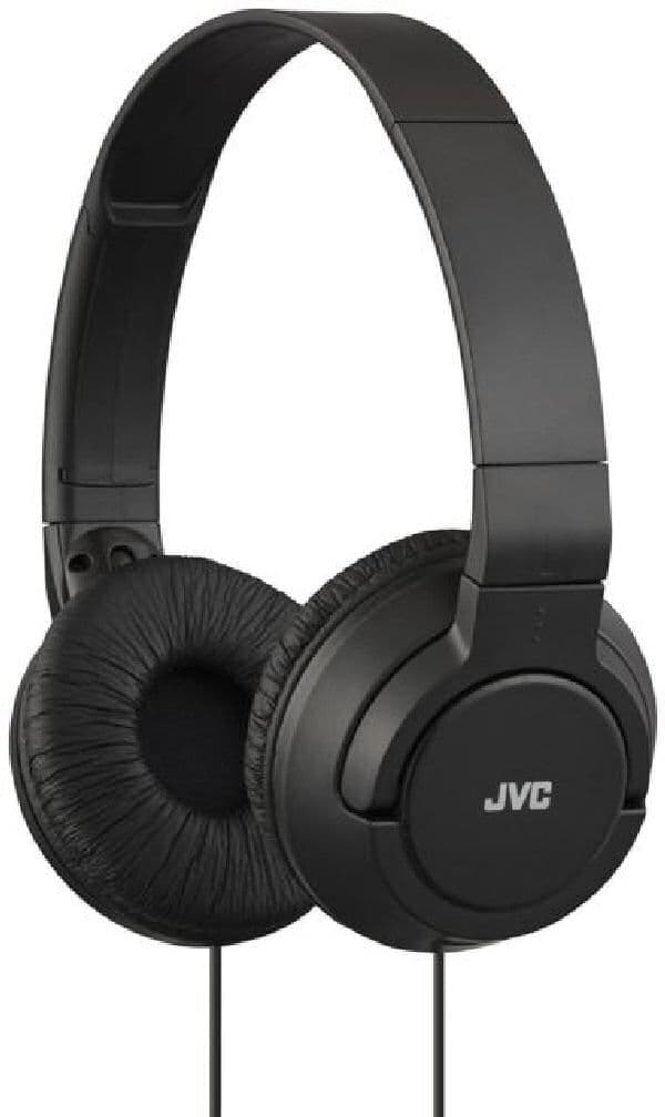 JVC stereo headphones powerful bass HA-S180-B Sorte