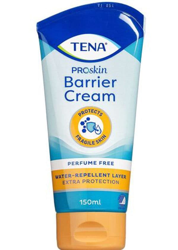 Tena proskin barrier cream perfume free extra protection 150ml
