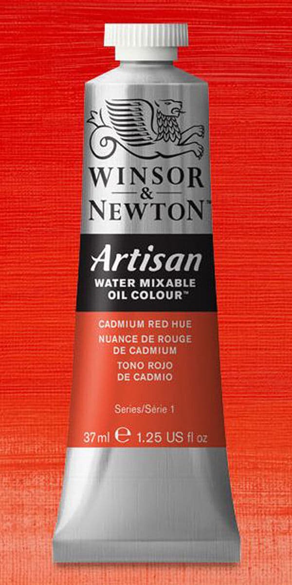 Winsor & newton artisan water mixable oil colour cadmium red medium serie 1 1514099 37ml