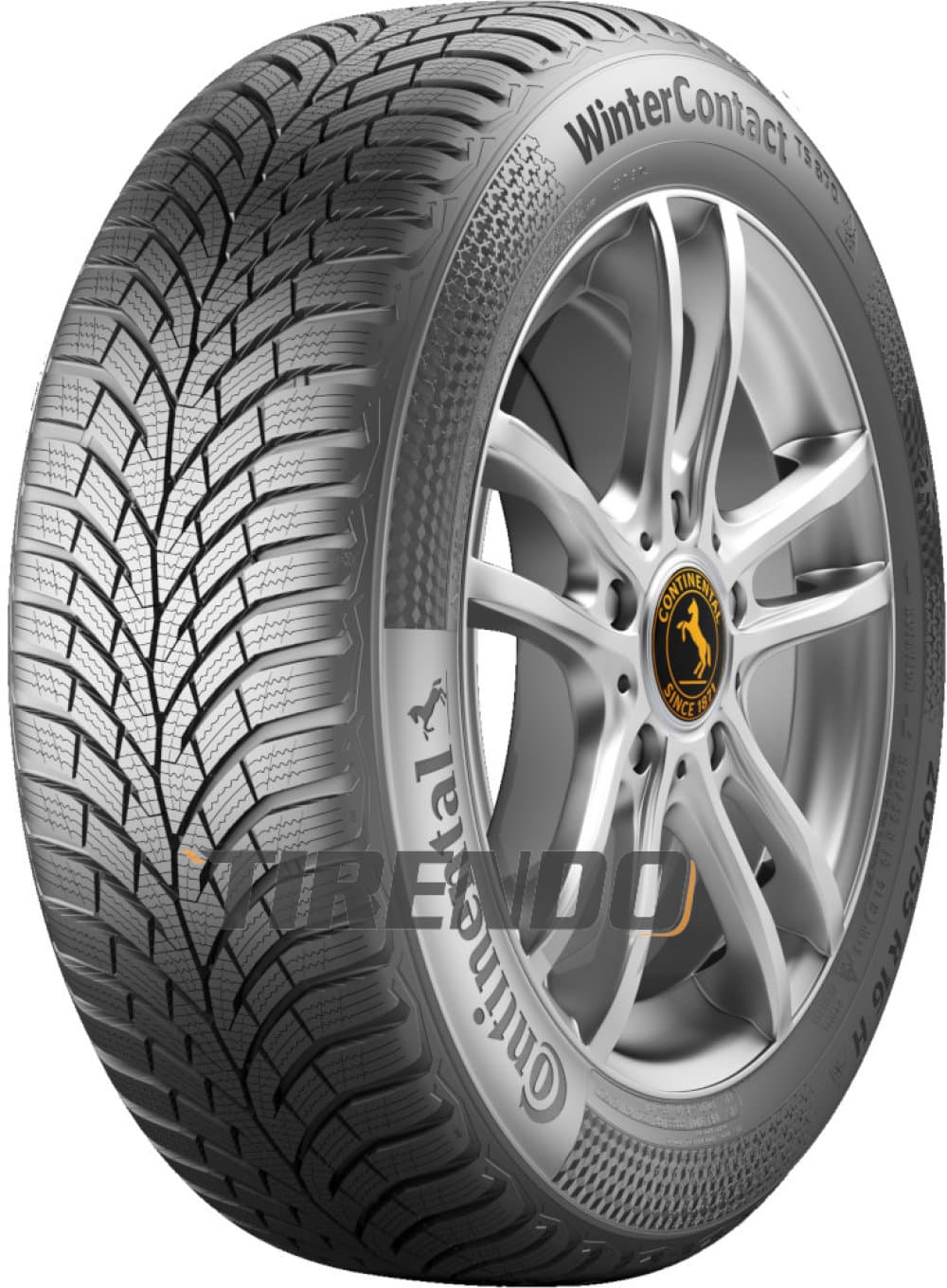 Continental WinterContact TS 870 ( 215/45 R17 91V XL EVc, Med fælgribbe )