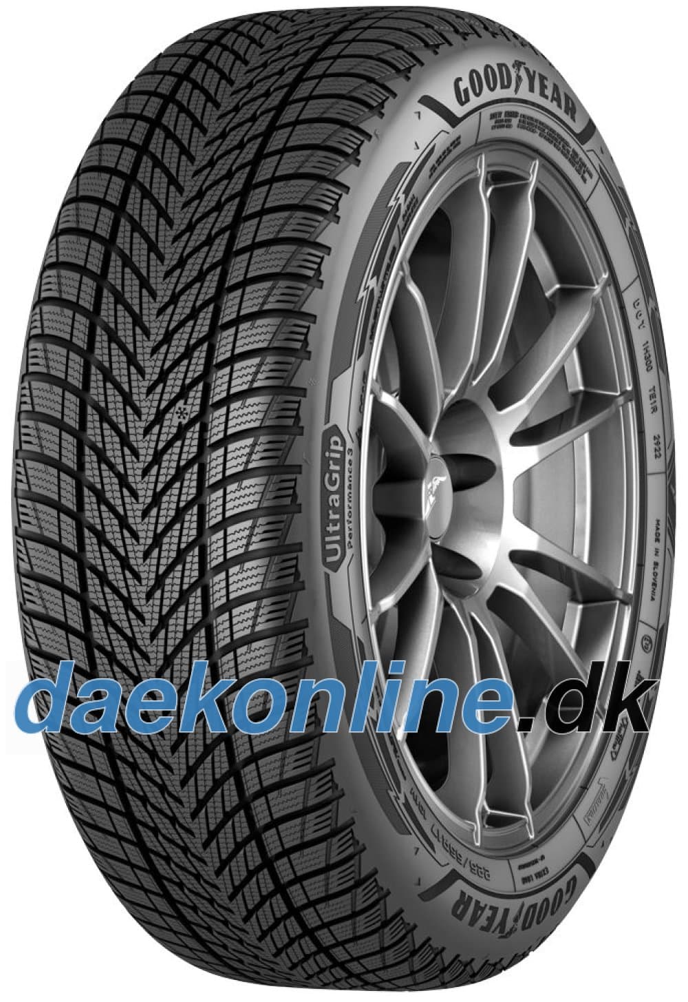 Goodyear UltraGrip Performance 3 ( 225/55 R17 97H EVR, med fælgbeskyttelse (MFS) )