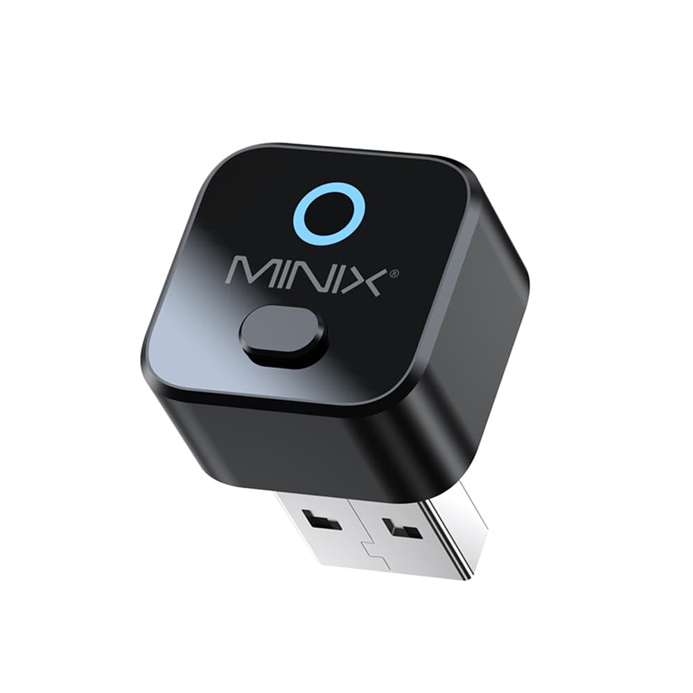 MINIX CA525 Kablet CarPlay / Android Auto til trådløs adapter, mini kablet til trådløs konverter, WiFi 6 Bluetooth 5.4, stik