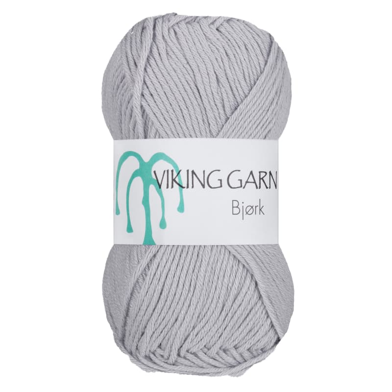 Viking Bjørk - 513 Grå, Blandingsgarn, fra Viking