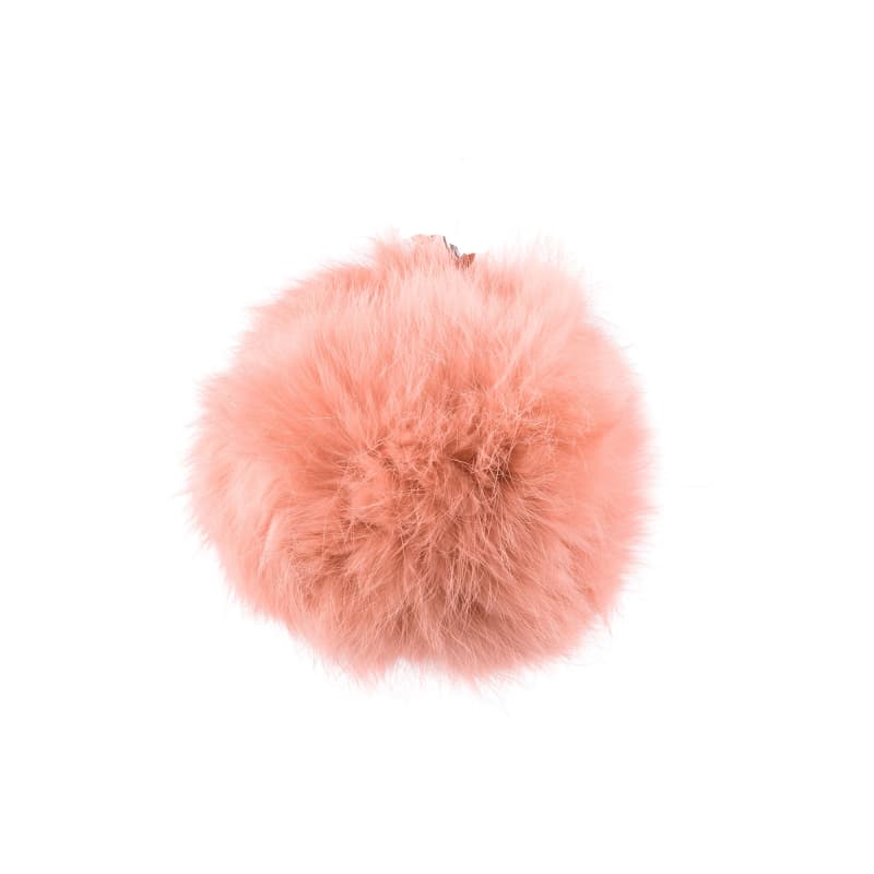 Pompom Kvast Kaninhår 60 mm - Pudder