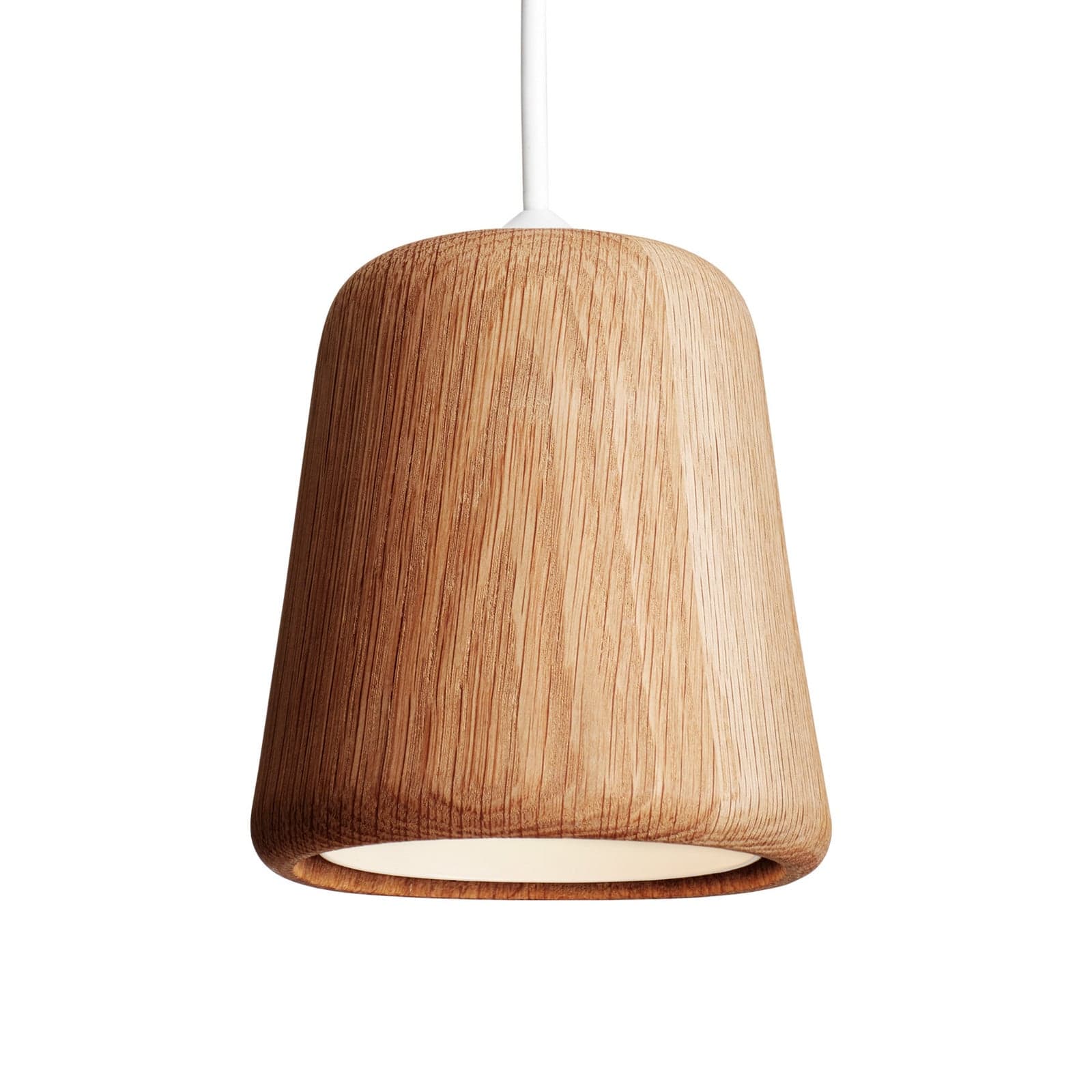 Material Pendel Natural Oak - New Works Material The Originals - Stue - Design - Træ - Med én lyskilde