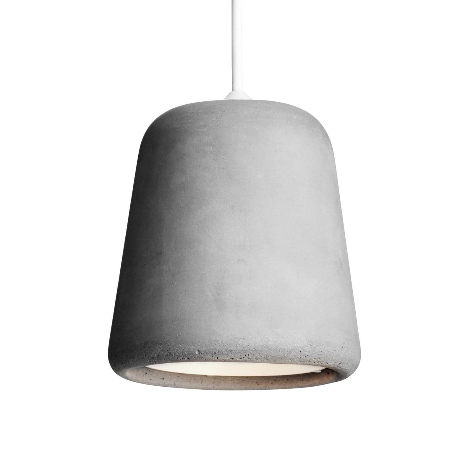 Material Pendel Light Grå Concrete - New Works Material The Originals - Stue - Design - Sten - Med én lyskilde