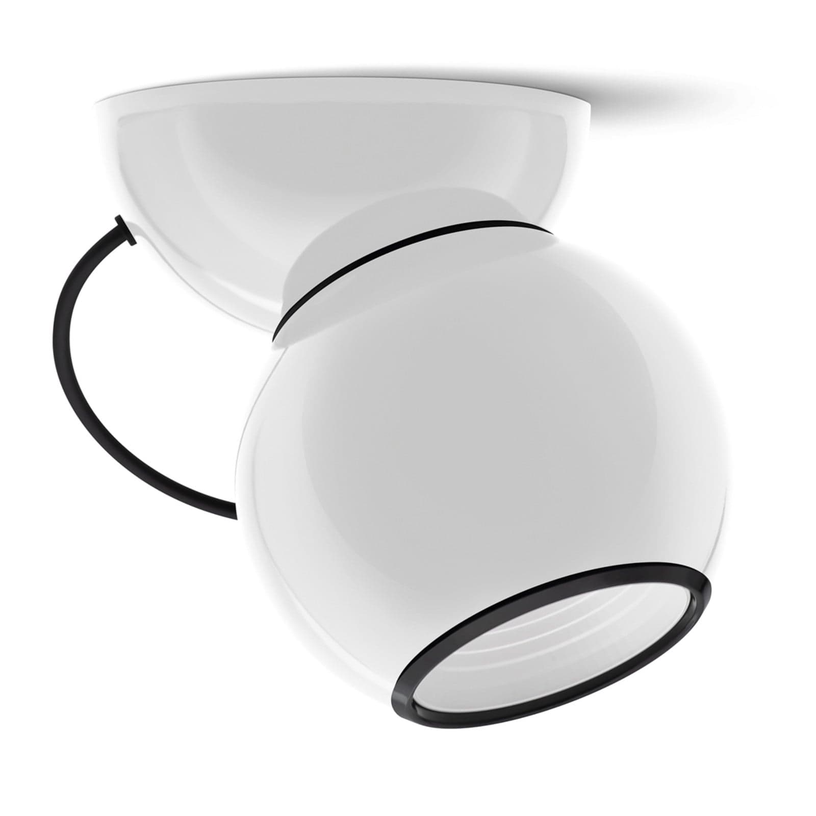 Gravitino LED-loftlampe, hvid, drejelig Stilnovo - Stue - Design - Metal - Med én lyskilde