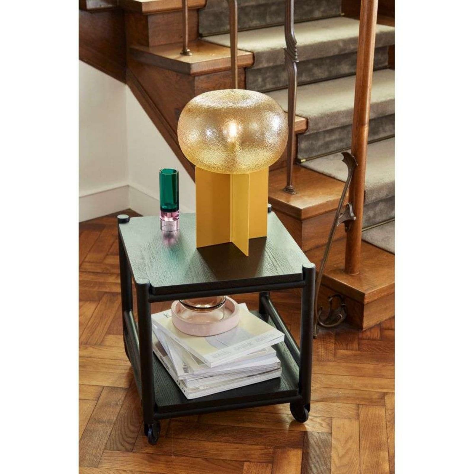 Podium Bordlampe H36 Amber - Hübsch - Stue - Vintage - Metal
