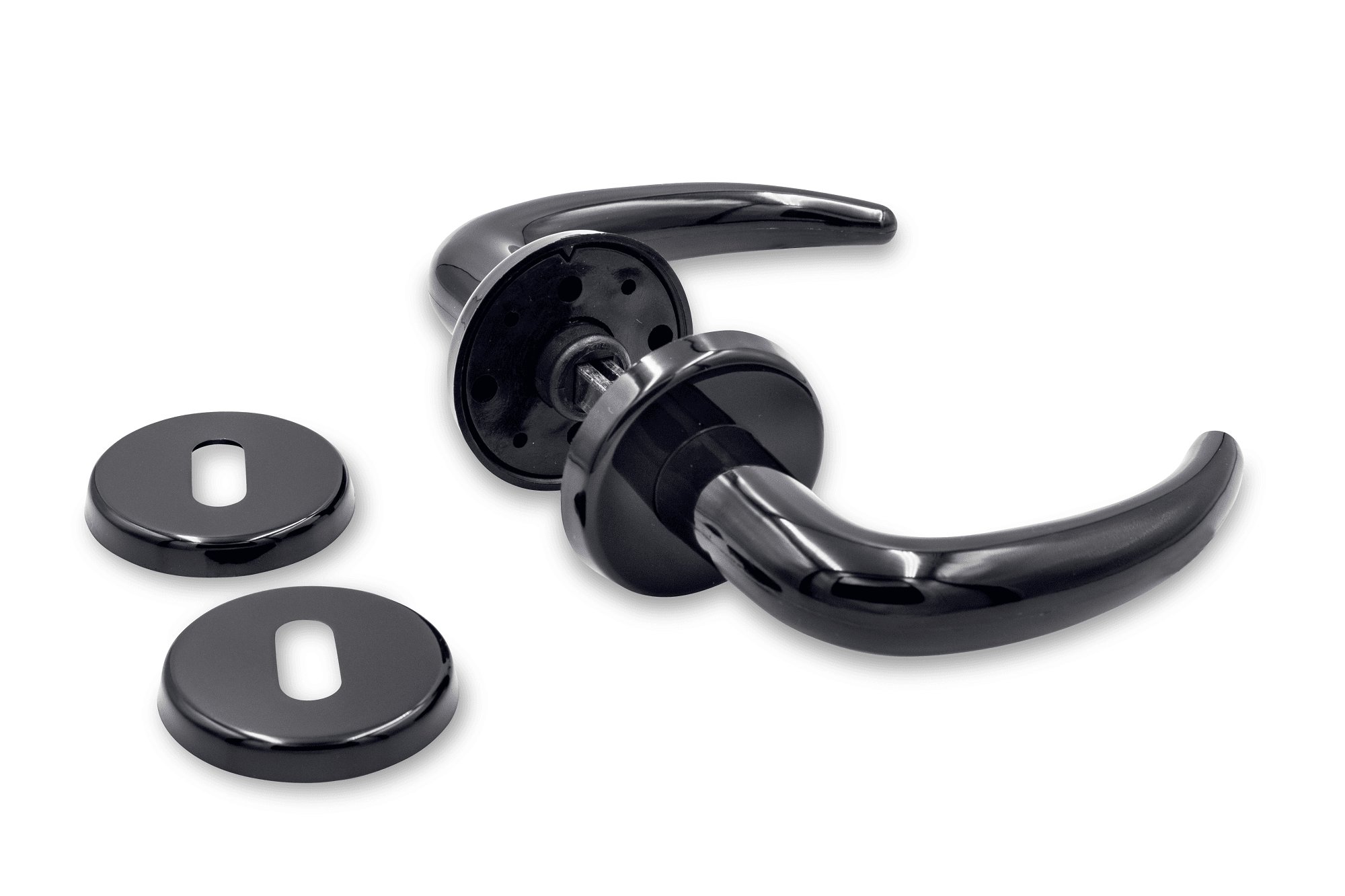 Dørgreb coupé - ø19 mm - sort