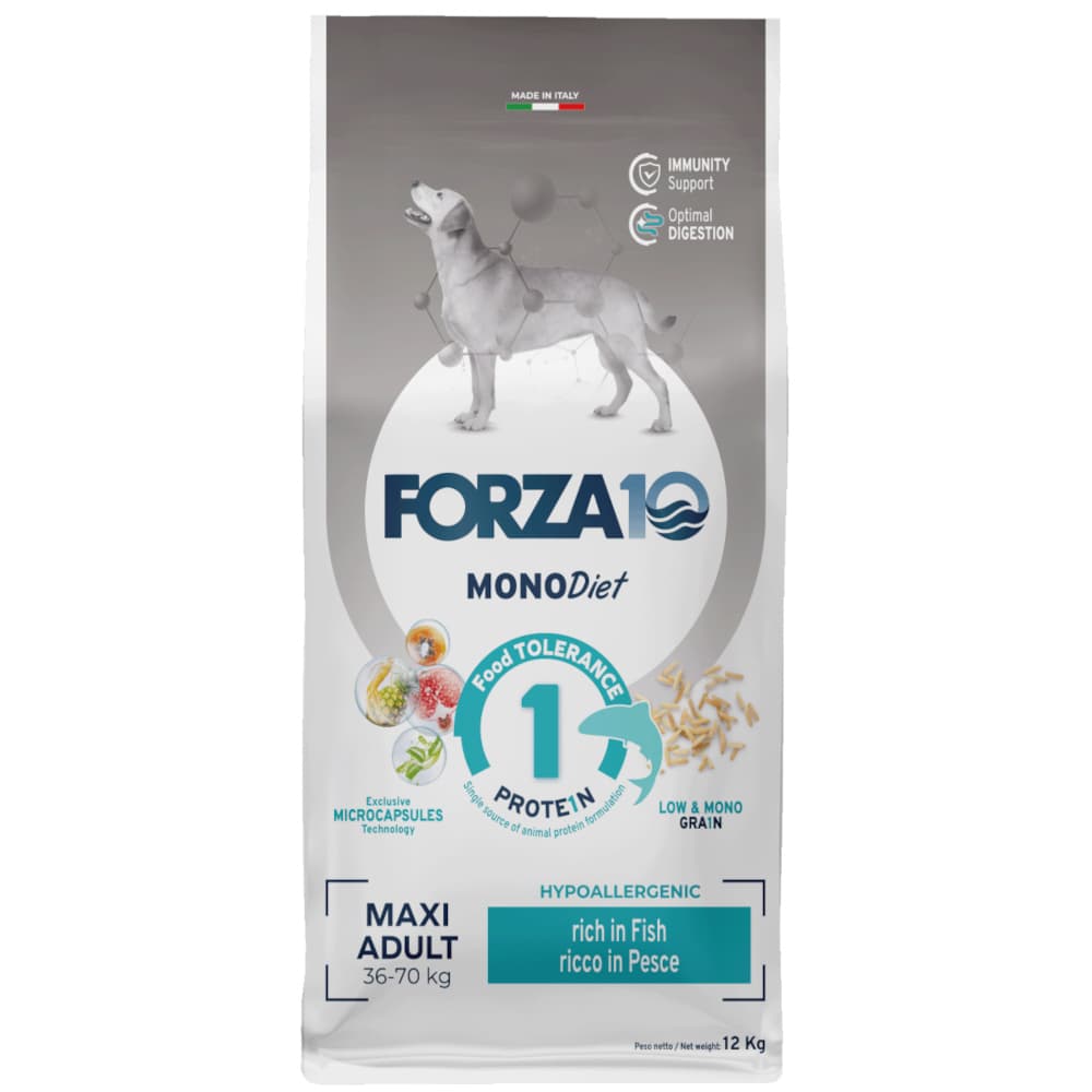 Forza 10 Maxi Diet Low Grain med Fisk - 12 kg