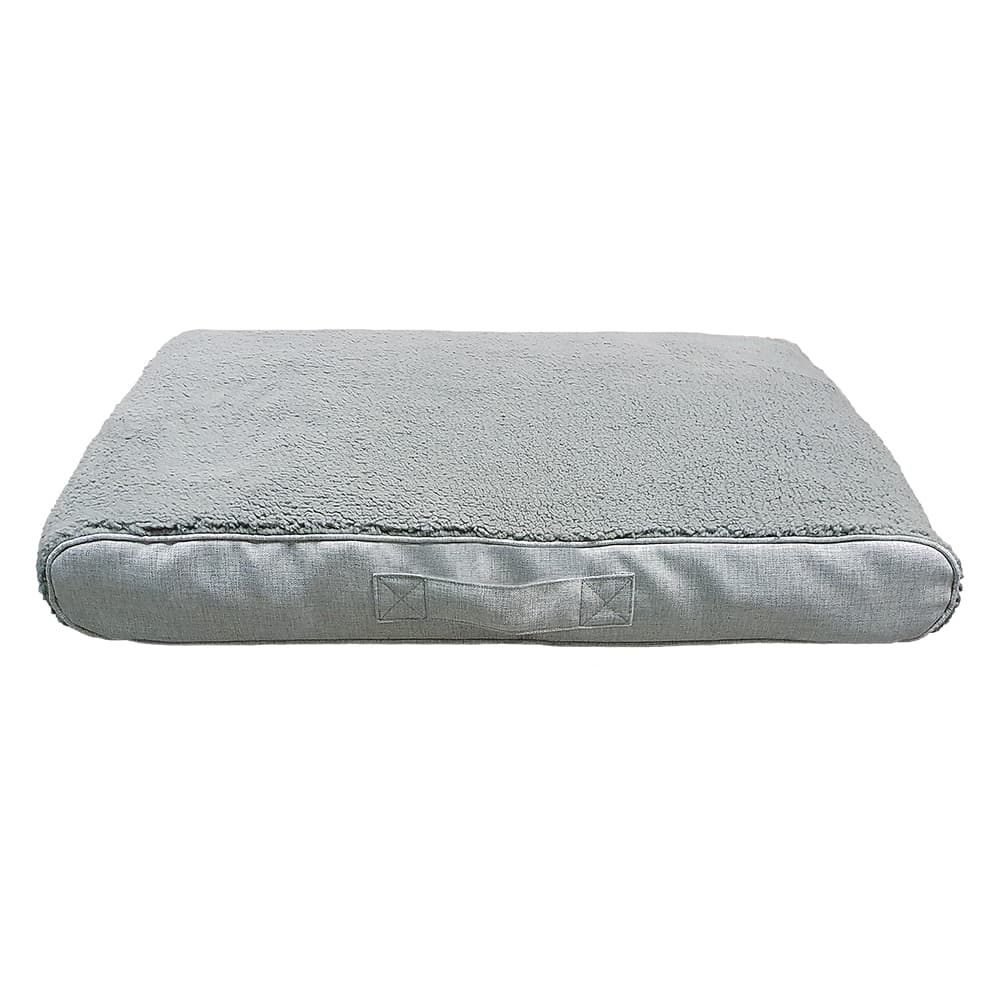 Pawz & Pepper Colorado Ortho Hundepude, lysegr - Str. L: L 100 x B 70 x H 12 cm