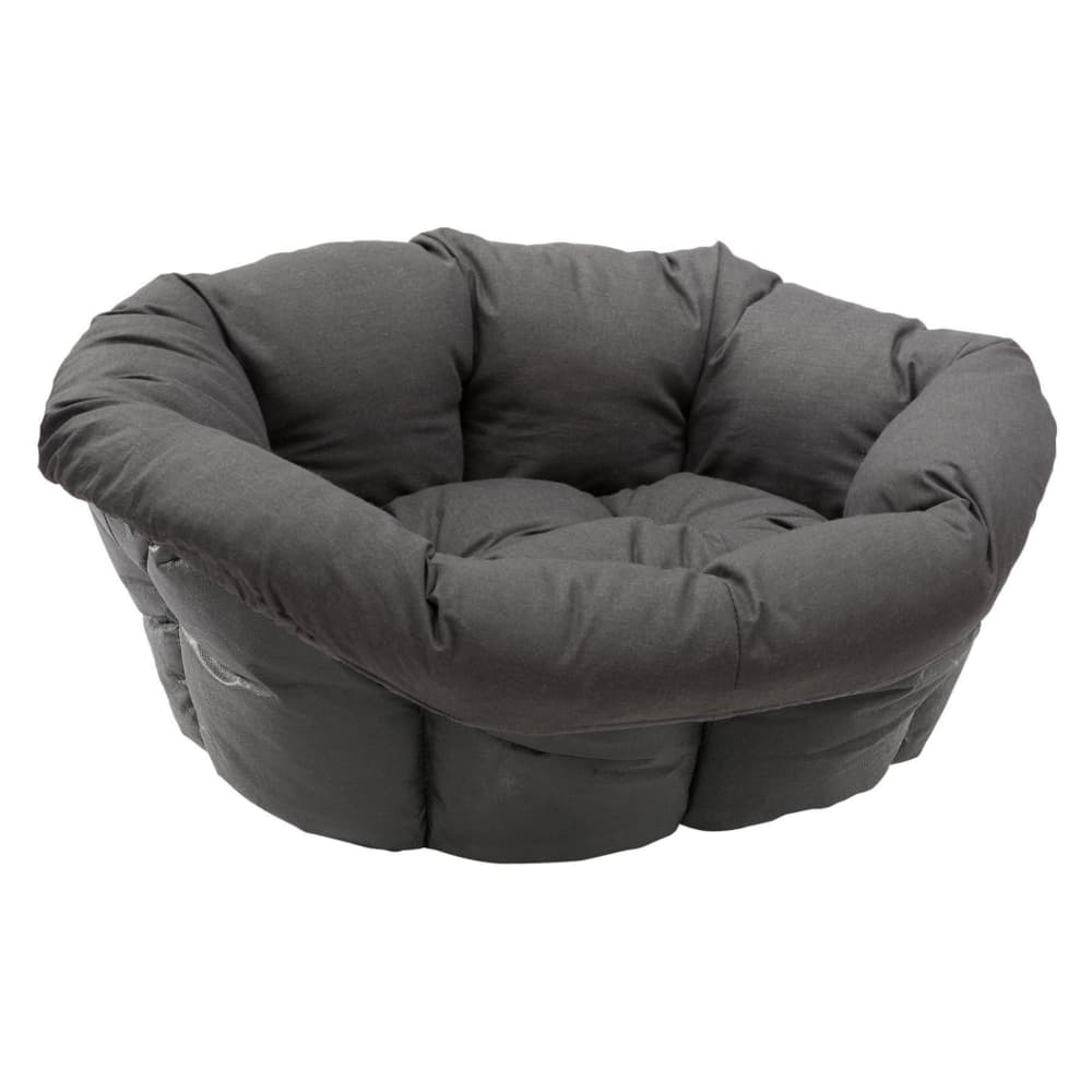 Betræk Sofa antracit til Ferplast kurv Siesta Deluxe (uden kurv) - Str. 12: L 114 x B 83 x H 37 cm