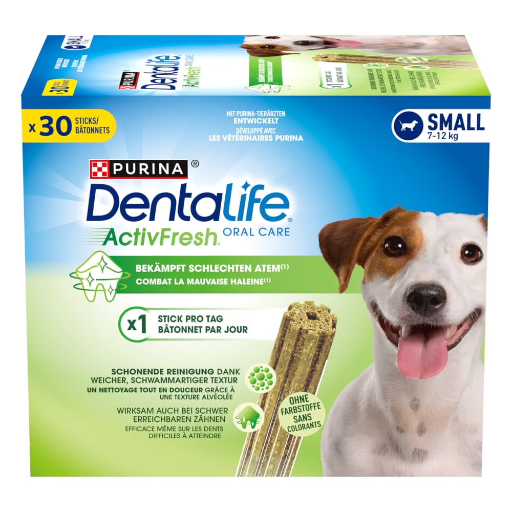 PURINA Dentalife ActivFresh S - konomipakke: 2 x 30 Sticks