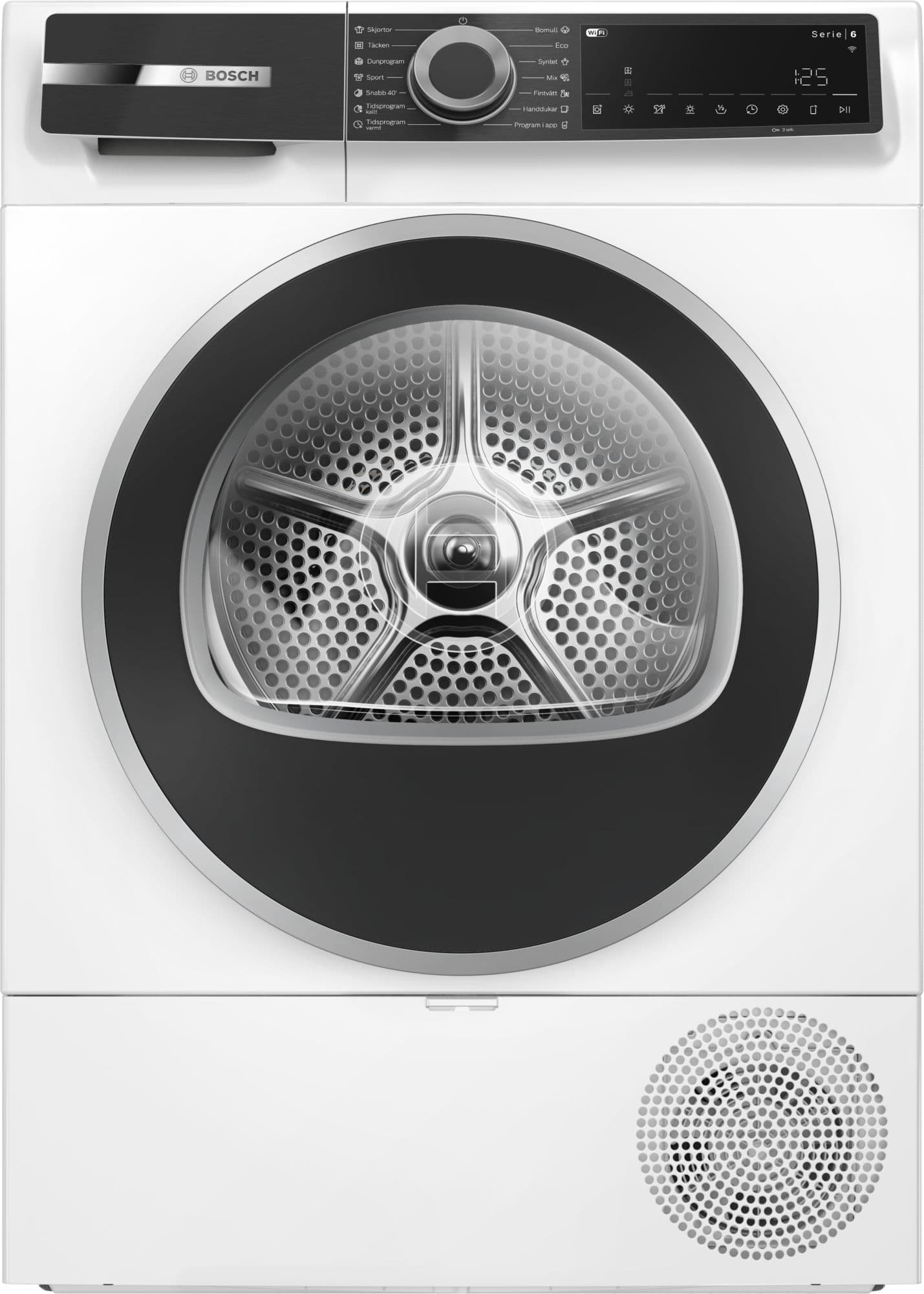 Bosch Serie 6 Kondenstørretumbler med varmepumpe 9 kg WQK2420LSN