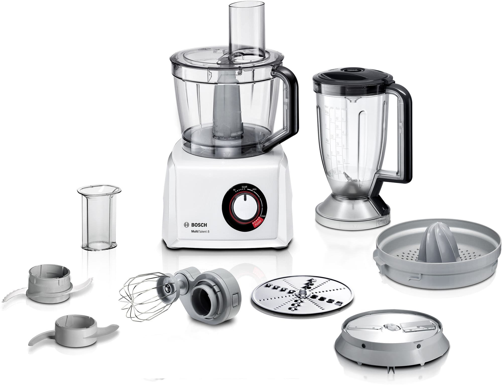 Bosch Food processor MultiTalent 8 1100 W Hvid MC812W620