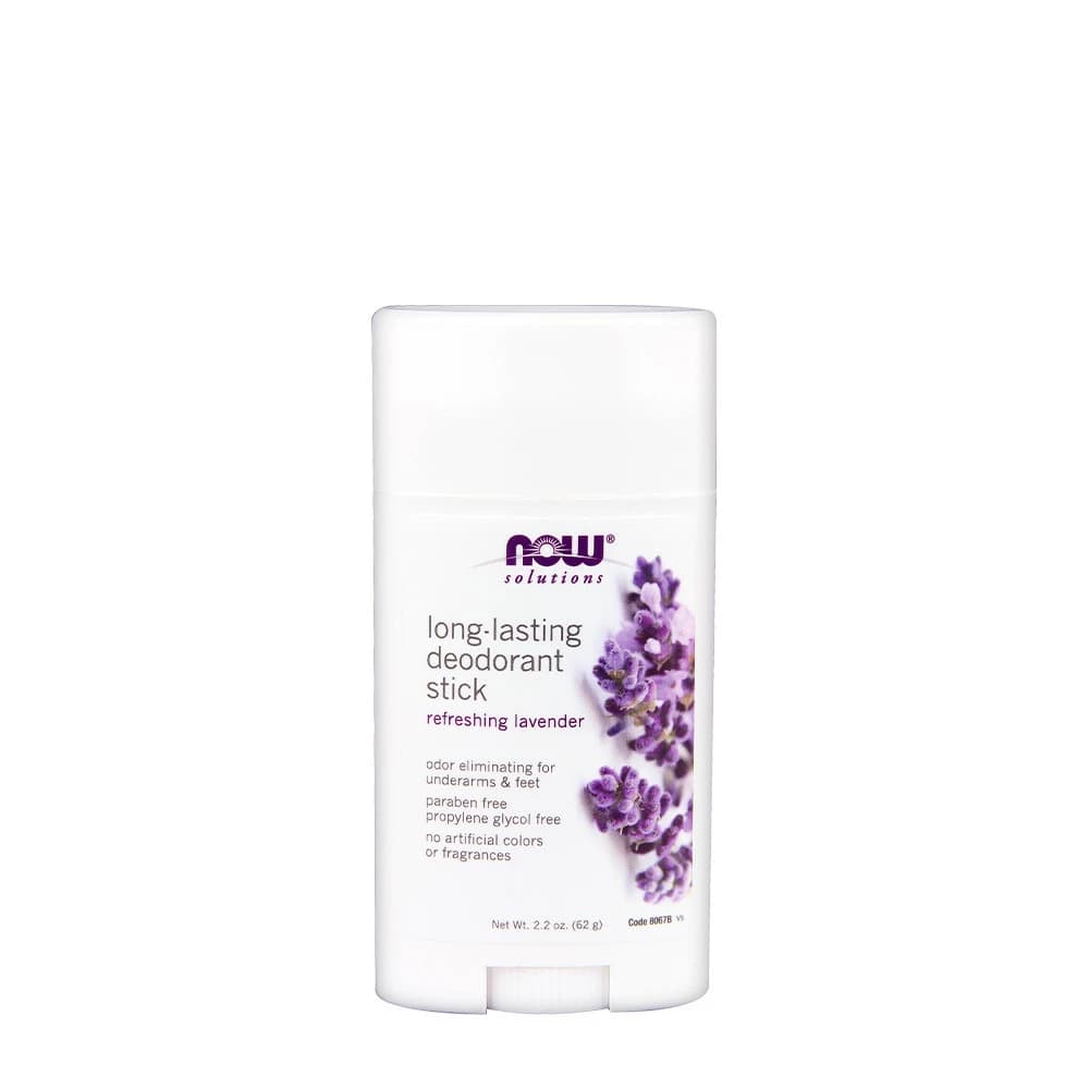 NOW - Long-Lasting Deodorant Stick, Refreshing Lavender 62 g
