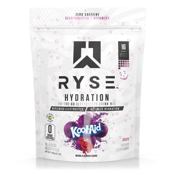 RYSE - Hydration Sticks, Kool-Aid Grape - 16 x 6.5g