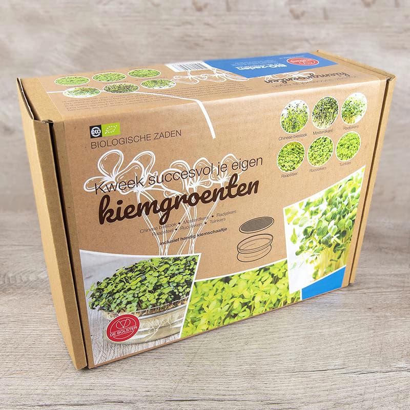 Mikrogrønt frøpakke med spireskål (øko)