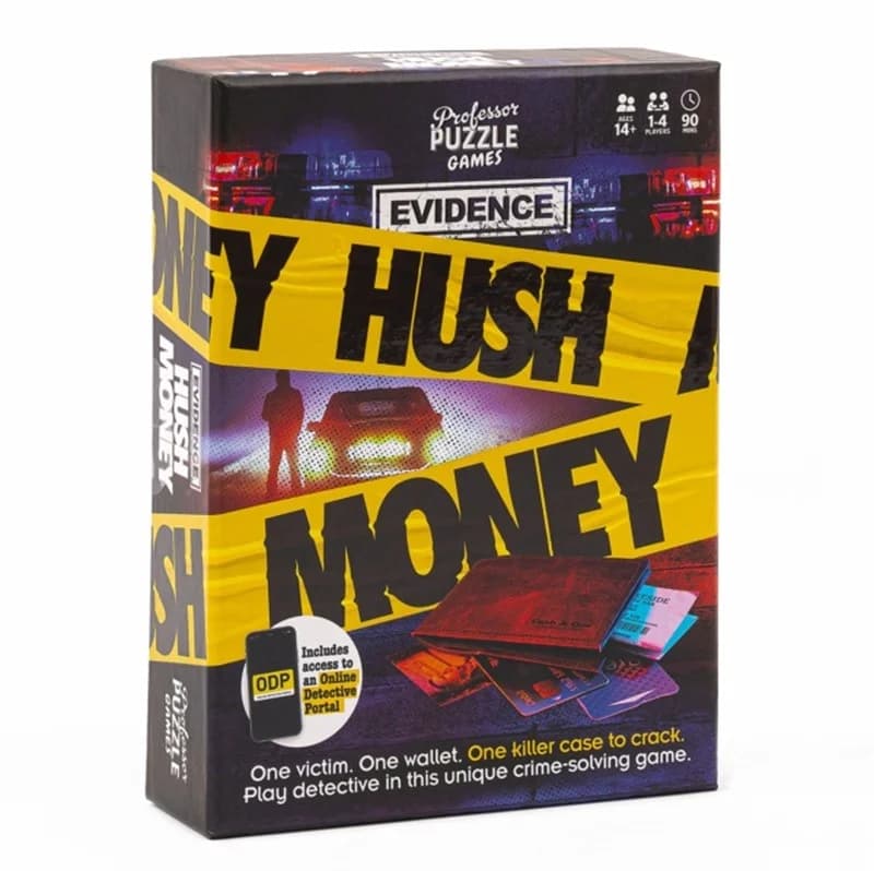 Evidence: Hush Money - - Andet Bog - Professor Puzzle - 2024 - Engelsk - Booktok.dk