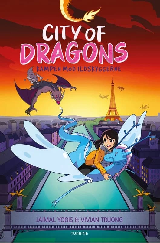 City of Dragons Kampen mod Ildskyggerne - Jaimal Yogis - Hardback Bog - Turbine - 2024 - Dansk - Booktok.dk