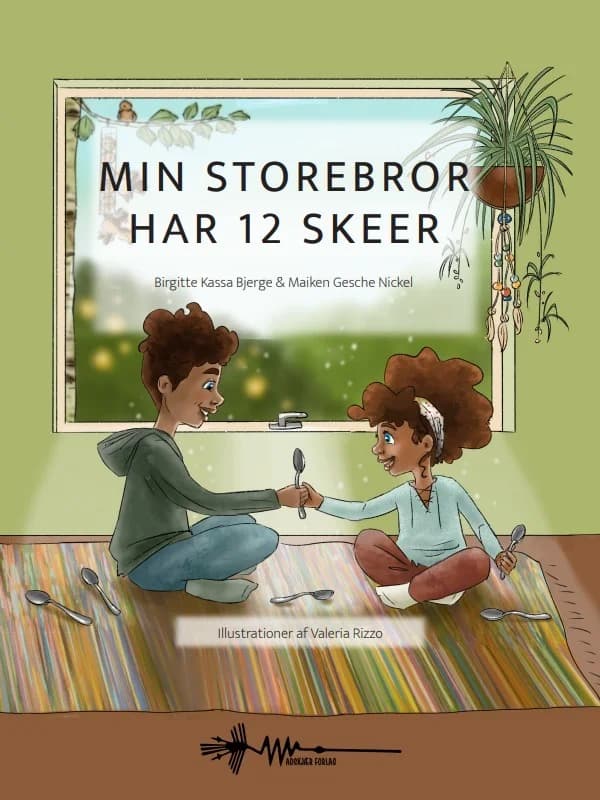 Min storebror har 12 skeer - Maiken Gesche Nickel - Hardback Bog - Wadskjær Forlag - 2023 - Dansk - Booktok.dk