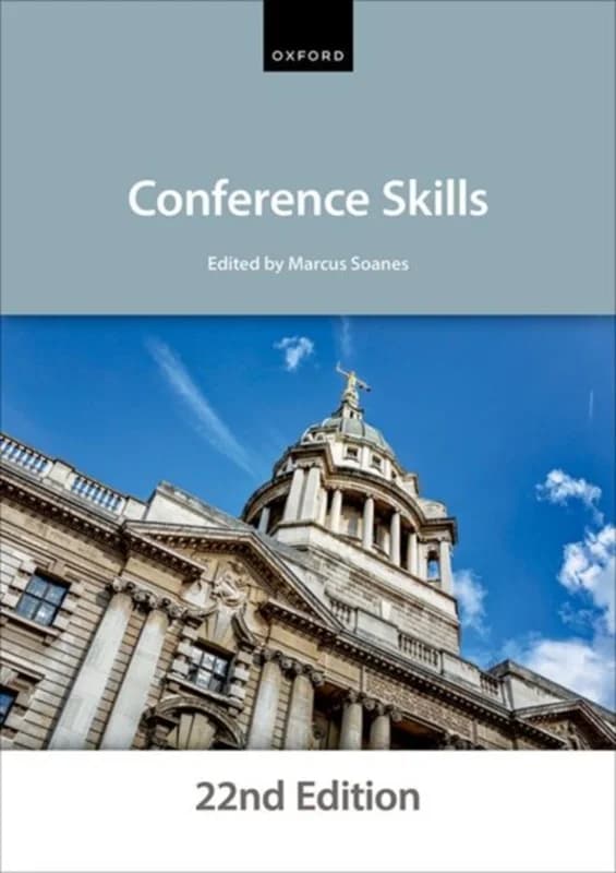 Conference Skills - The City Law School - Paperback Bog - Oxford University Press - 2024 - Engelsk - Booktok.dk