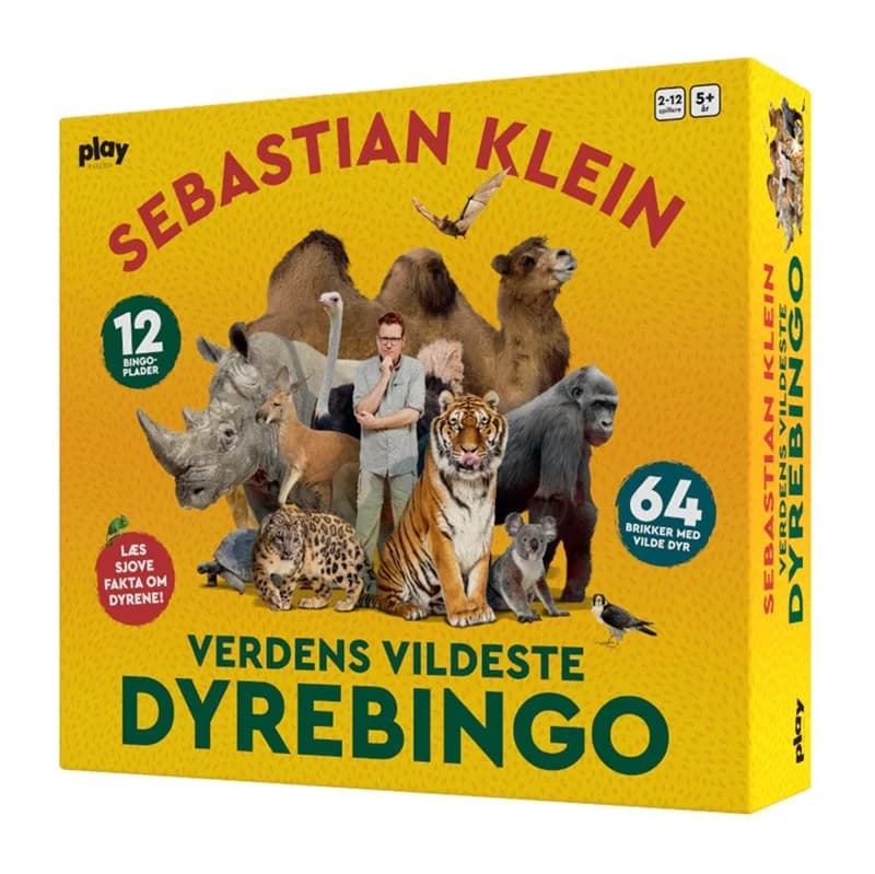 Verdens vildeste dyrebingo - Sebastian Klein - Andet Bog - Play fra Carlsen - 2023 - Dansk - Booktok.dk