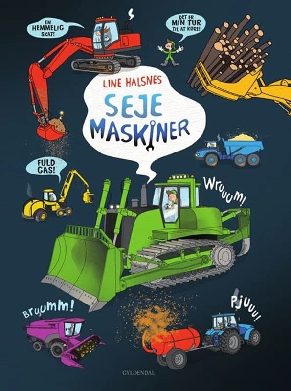 Seje maskiner - Line Halsnes - Indbundet Bog - Gyldendal - 2022 - Dansk - Booktok.dk