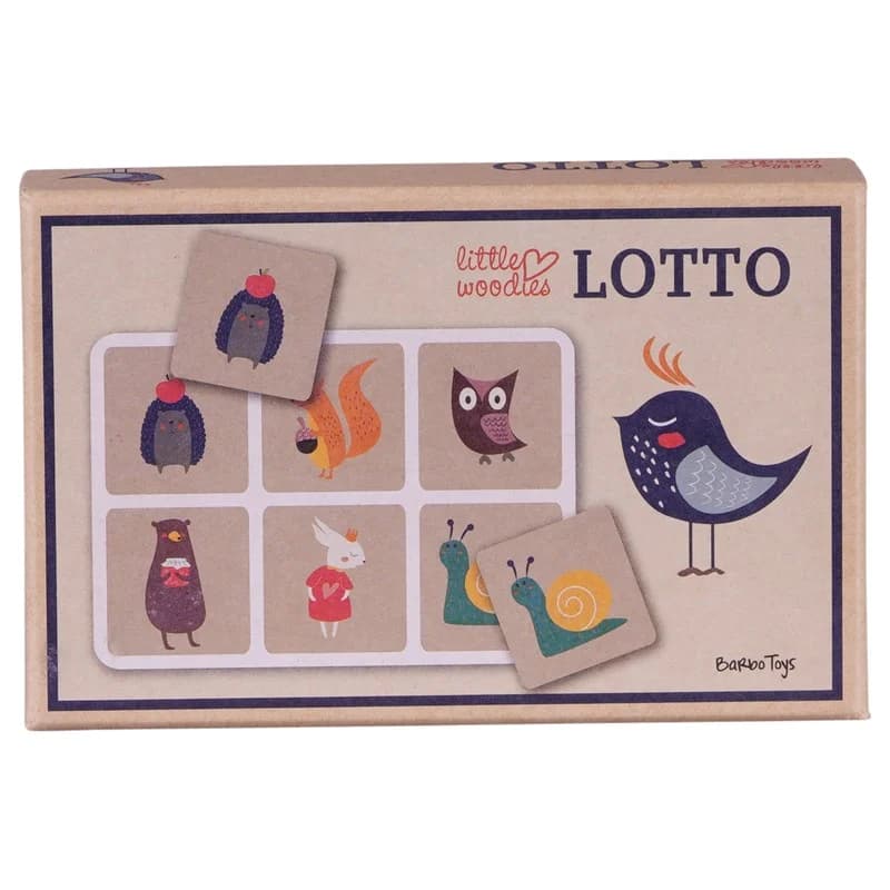 Little Woodies - Billedlotteri - - Andet Bog - Barbo Toys - 2021 - Dansk - Booktok.dk
