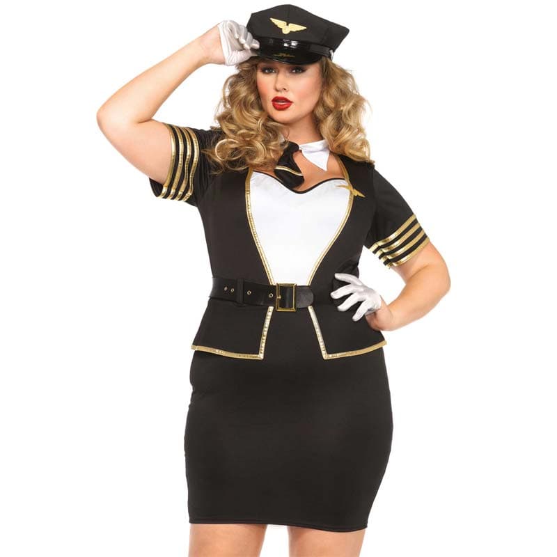 Leg Avenue Mile High Pilot Kostume XL/XXL
