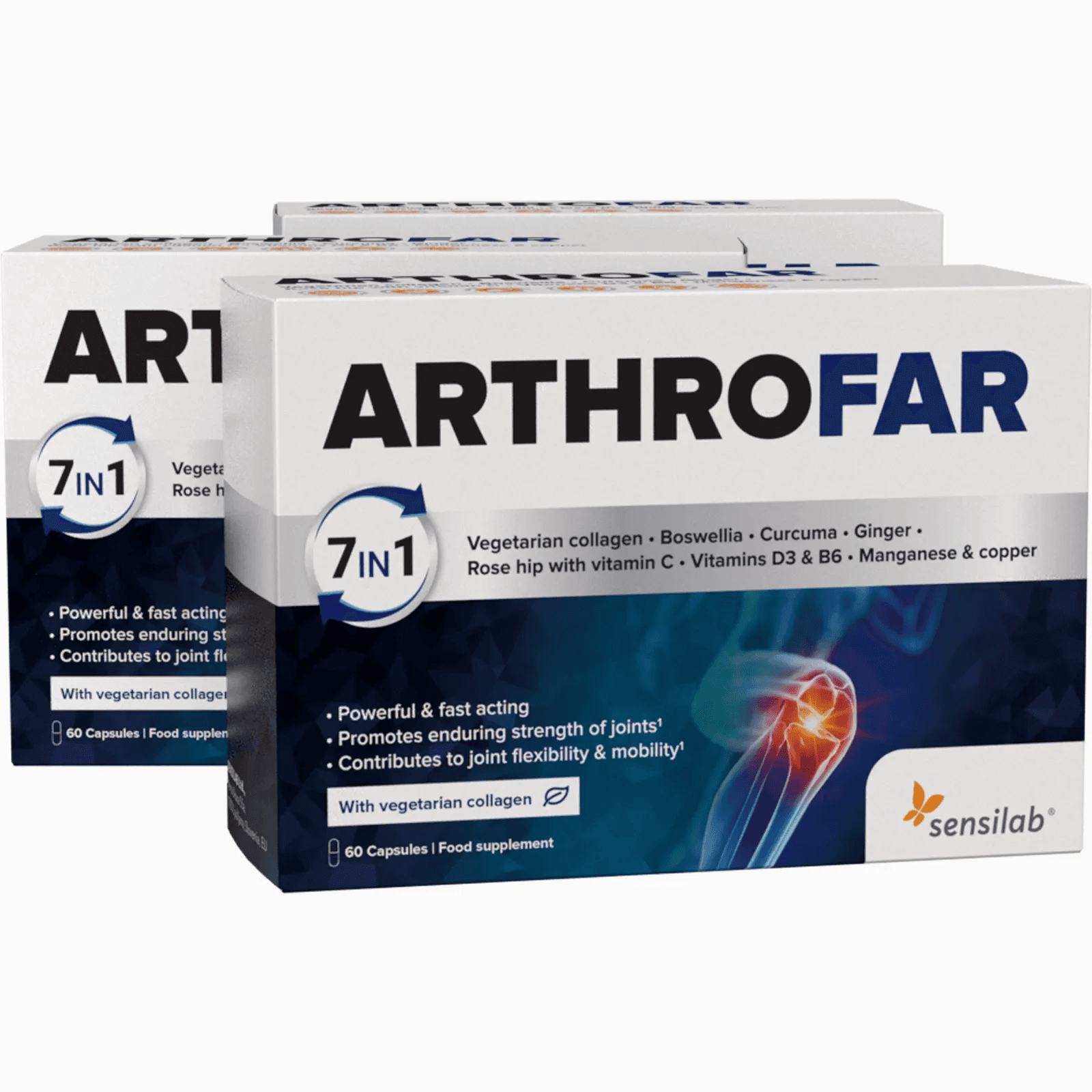 ArthroFar 3x - med kollagen og glukosamin (Ovomet®)