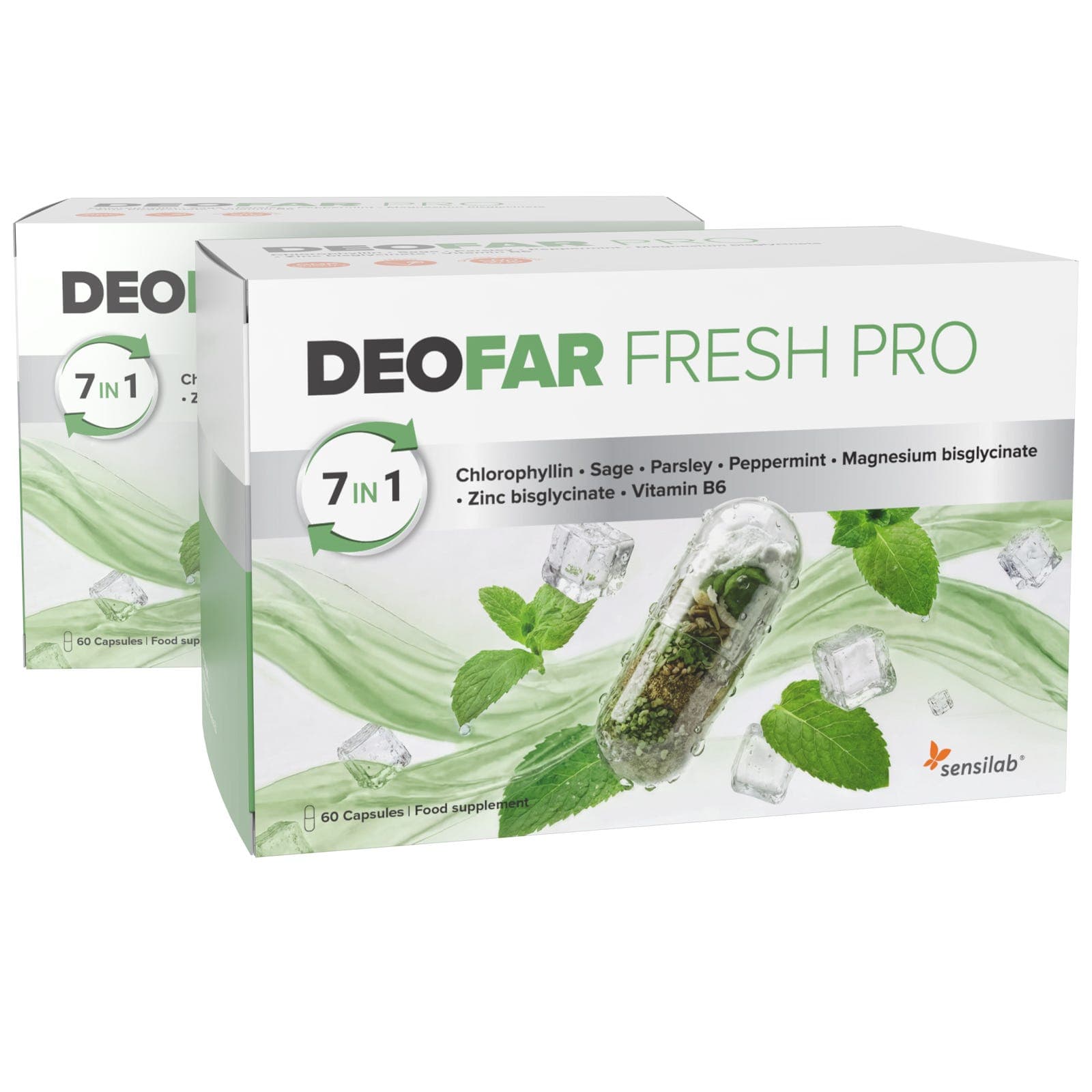 DeoFAR FRESH PRO – Svedhæmmende kapsler 2x