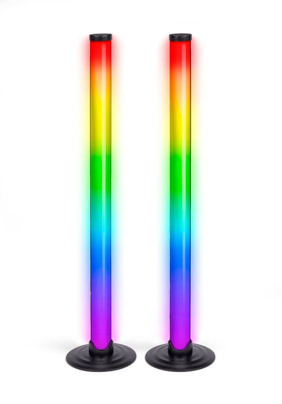 Twin RGB Neon Sticks 2 LED lysstænger 40 cm