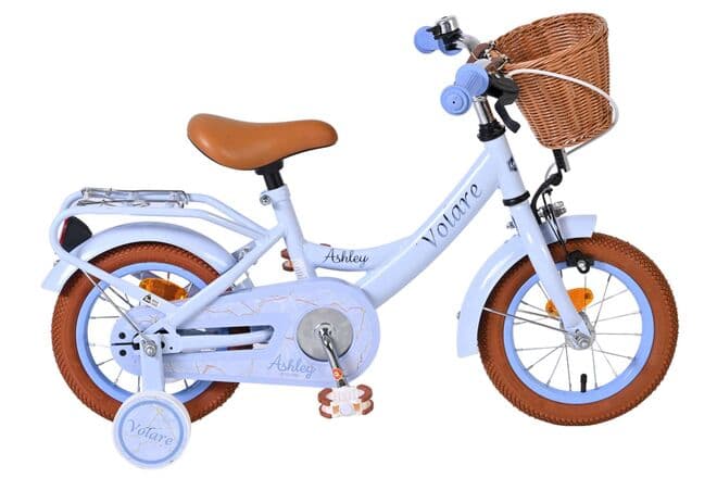 Volare Ashley 12″ Børnecykel – Pastelblå