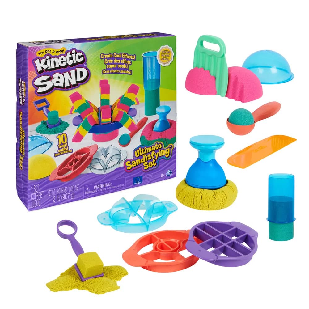 Kinetic Sand Ultimate Sandisfying Sæt 1 kg