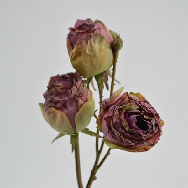 Rosengren i burgundy - 76 cm
