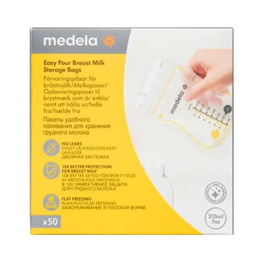 Medela Easy Pour Opbevaringsposer Til Brystmælk 50 stk