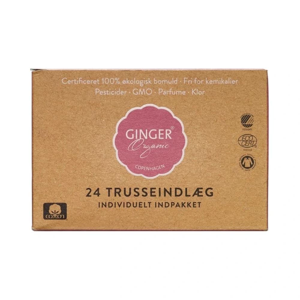 GingerOrganic Trusseindlæg 24 stk