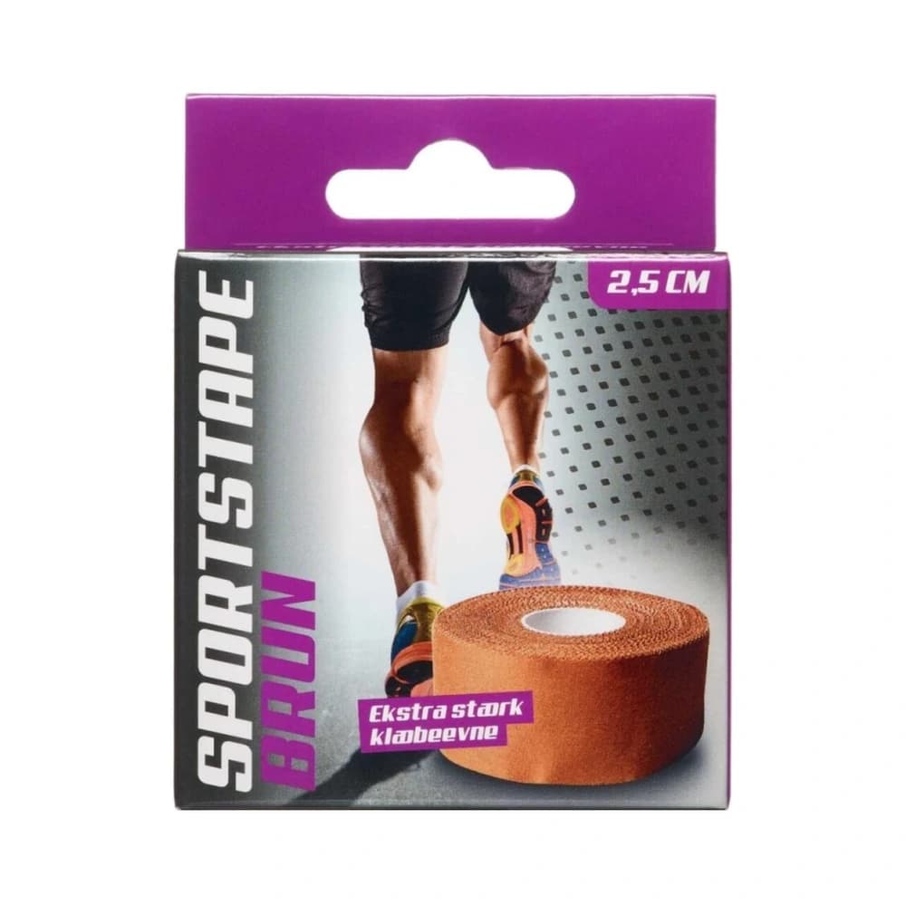 Jasper Brun Sportstape 2,5cm x 10m 10M x 2,5CM