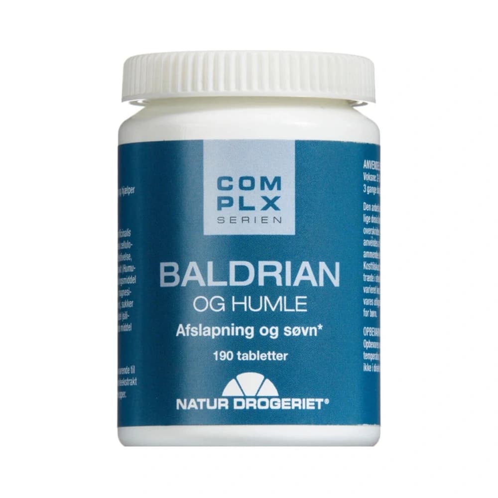Natur Drogeriet Baldrian Og Humle 190 stk