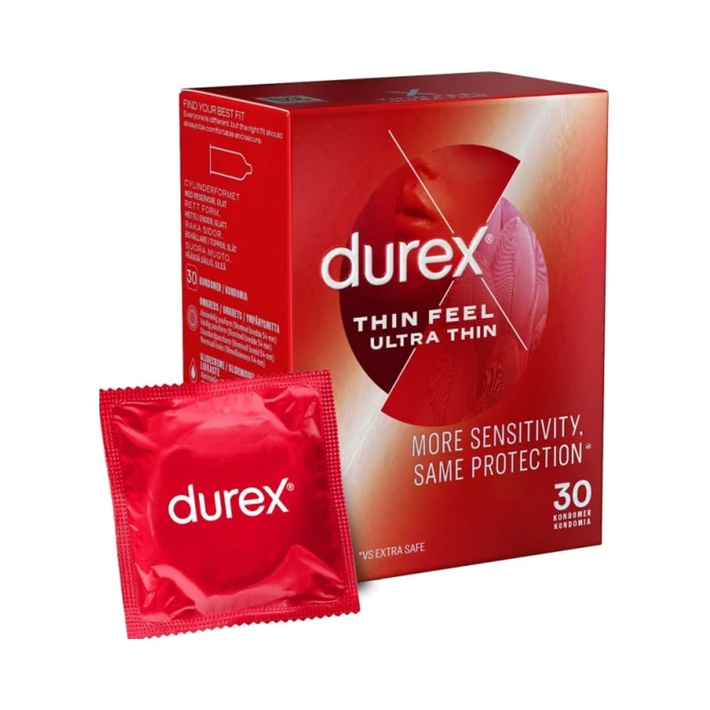 Durex Feel Ultra Thin kondomer 30 stk