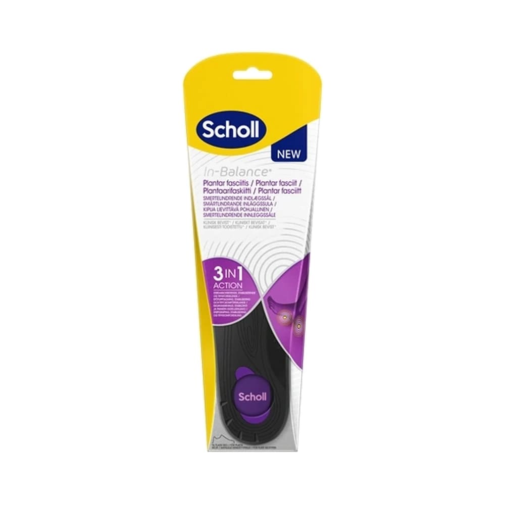Scholl Med Insoles Plantar Fasciitis Str. M - 1 par