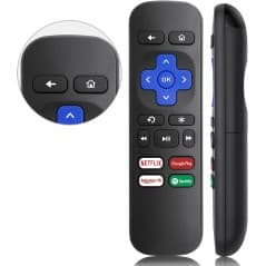 Roku Express & Premiere Fjernbetjening med genvejsknapper – kompatibelt tilbehør