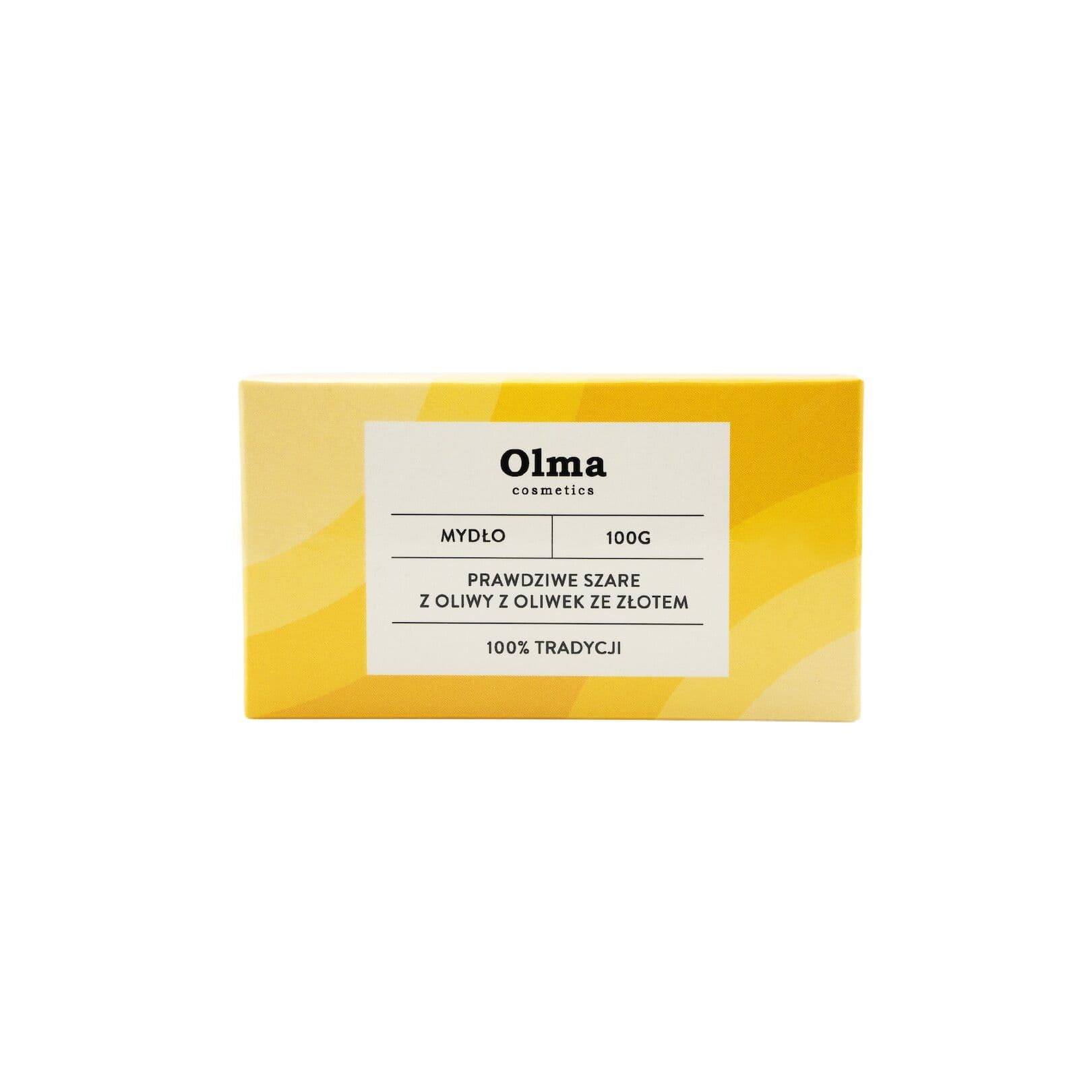 OLMA COSMETICS True Gray olivenoliesæbe med guld (100 g)