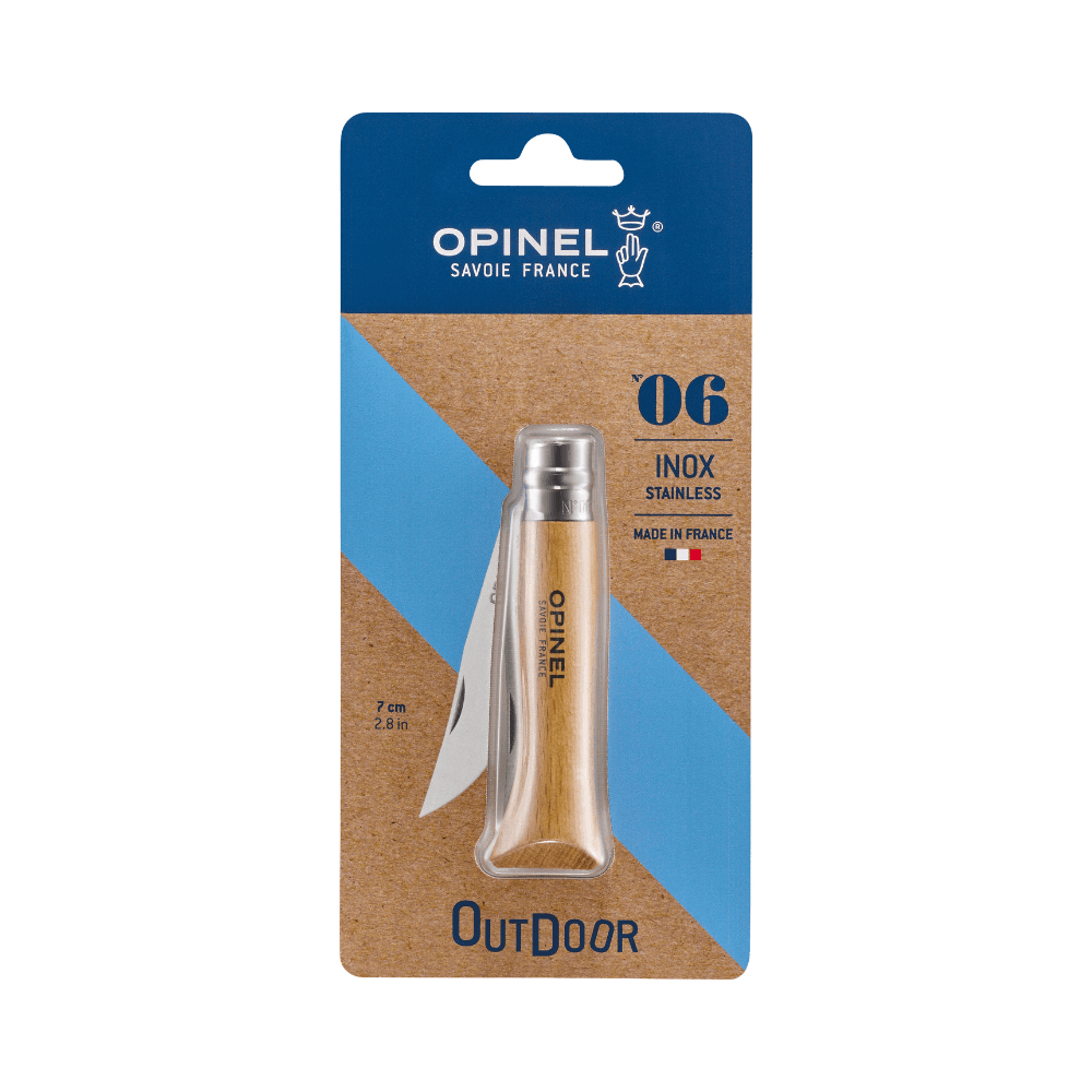 Opinel no 6 spejderkniv til børn - spejderkniv til børn med lås