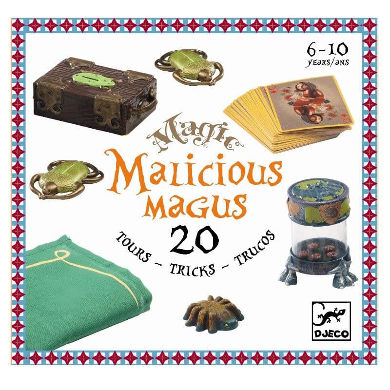 Malicious - Tryllesæt med 20 trylle tricks - Djeco